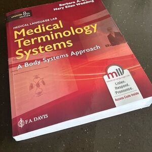 Medical Terminology Systems Textbook - Red Cover